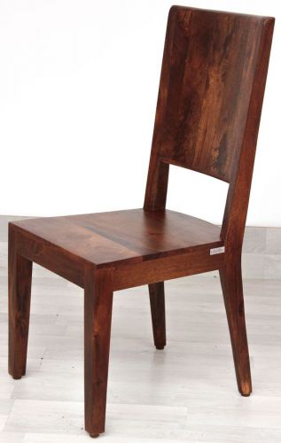Drewniane krzesło PARIS z mango brąz